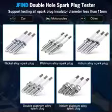 Double hole Spark Plug Tester